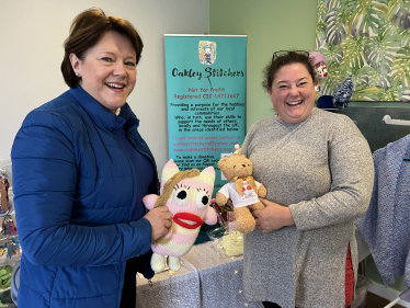 So Much More than Stitching: Local MP Maria Miller catches up with Oakley Stitchers to find out what drives the charity