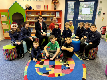 MP visits another ‘Good’ Basingstoke school -Chiltern Primary school