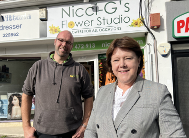 Local MP visits thriving local business.